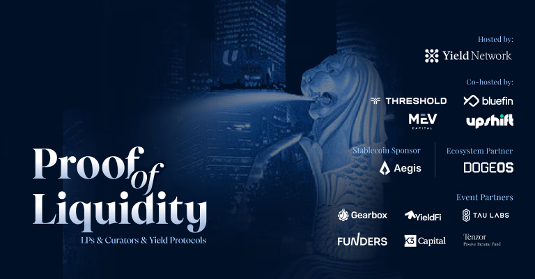 Proof of Liquidity event in Singapore with attendees and sponsors