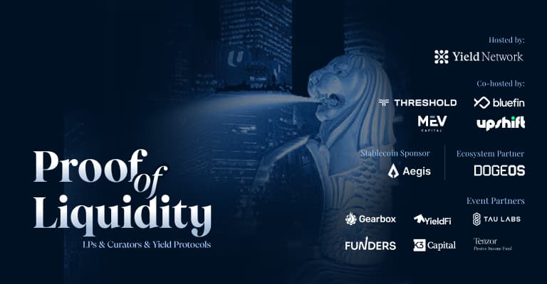 Proof of Liquidity event in Singapore with attendees and sponsors
